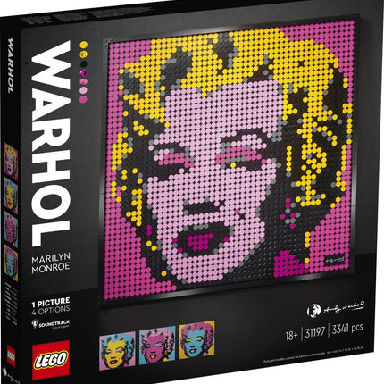 LEGO Art Andy Warhol's Marilyn Monroe - 31197