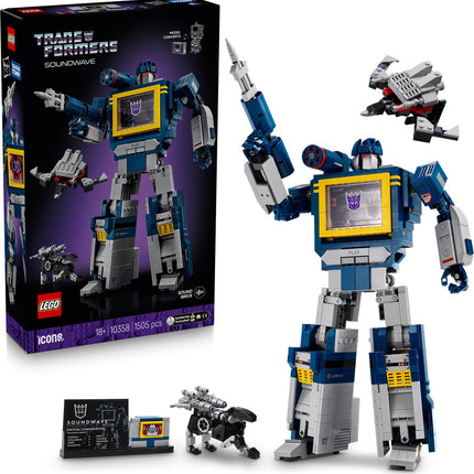 LEGO Iconic Transformers: Soundwave - 10358