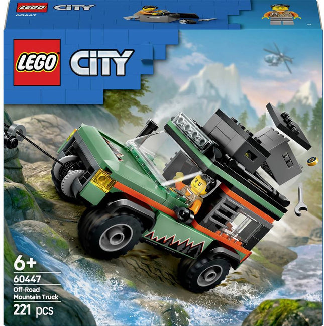 LEGO City 4x4 Terreinwagen Voor in de Bergen - 60447