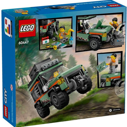 Lego City 4x4 Terreinwagen Voor in de Bergen - 60447