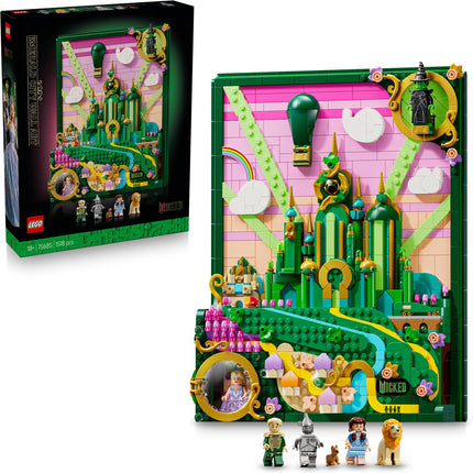 LEGO Wicked Emerald City Muurkunst voor Volwassenen - 75685