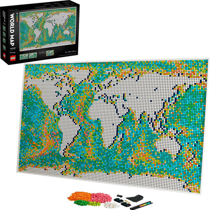 Lego Art Wereldkaart - 31203