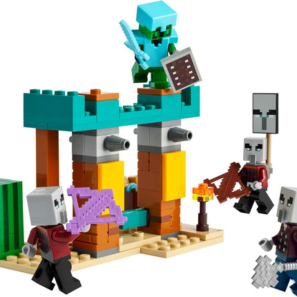LEGO Minecraft De Illagers in de woestijn gamingset voor kinderen - 21267