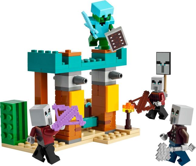 LEGO Minecraft De Illagers in de woestijn gamingset voor kinderen - 21267