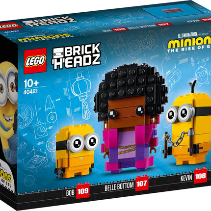 LEGO Brickheadz Minions Belle Bottom, Kevin en Bob - 40421