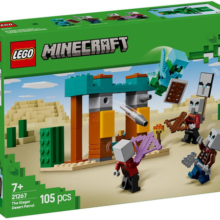 LEGO Minecraft De Illagers in de woestijn gamingset voor kinderen - 21267