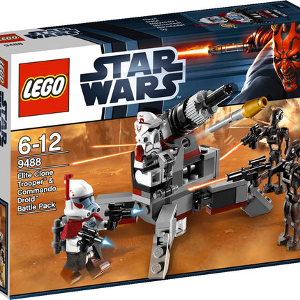 Lego Star Wars Elite Clone Trooper & Commando Droid Battle Pack - 9488