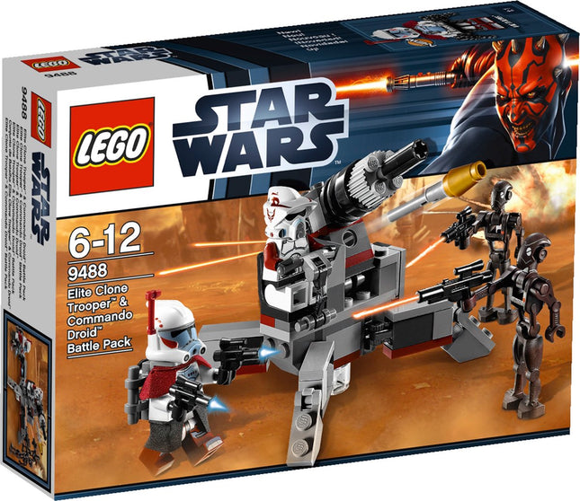 Lego Star Wars Elite Clone Trooper & Commando Droid Battle Pack - 9488