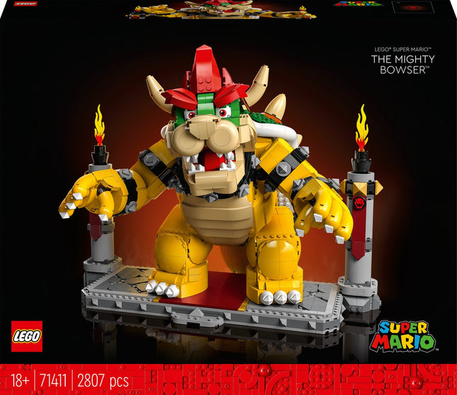 LEGO Super Mario De machtige Bowser, Bouwbaar 3D Model - 71411