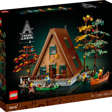 LEGO Ideas A-Frame Boshut Modelbouw - 21338