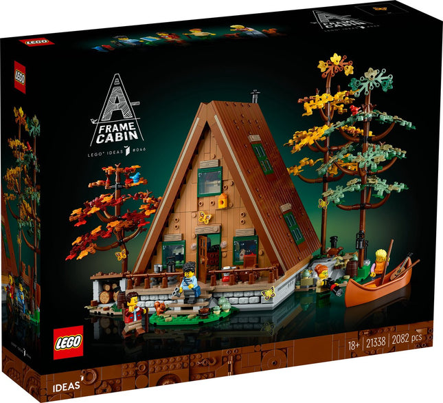 LEGO Ideas A-Frame Boshut Modelbouw - 21338