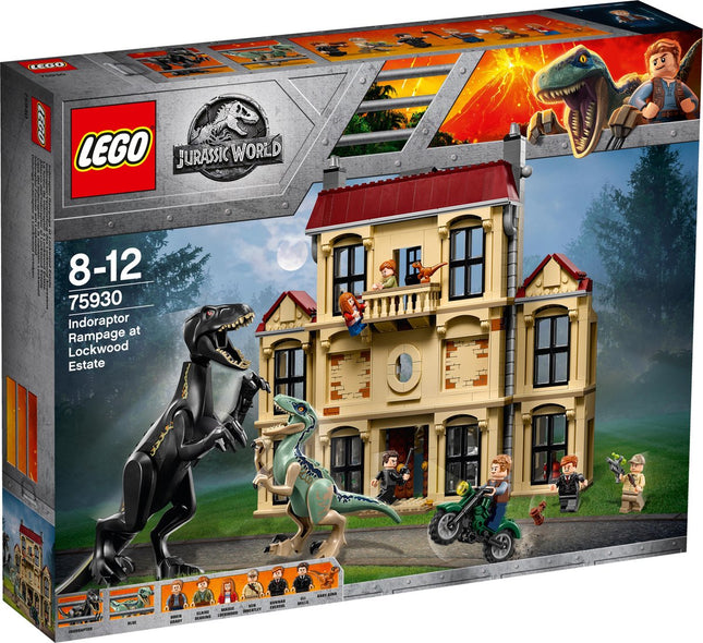 Lego Iconic Jurassic World Indoraptorchaos bij Lockwood Estate - 75930