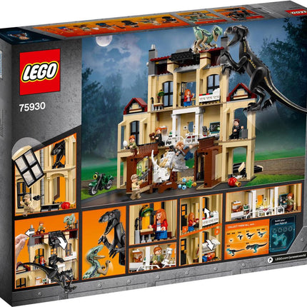 Lego Iconic Jurassic World Indoraptorchaos bij Lockwood Estate - 75930