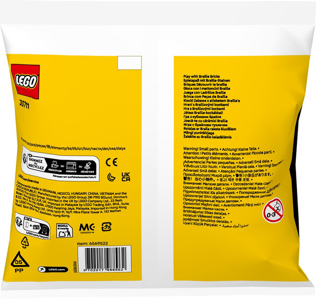 LEGO Iconic Braille Bricks Spelen met Braillestenen - 30711