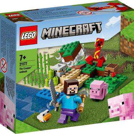 LEGO Minecraft De Creeper Hinderlaag - 21177