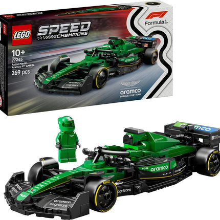 Lego Speed Champions Aston Martin Aramco F1 AMR24 racewagen Set - 77245