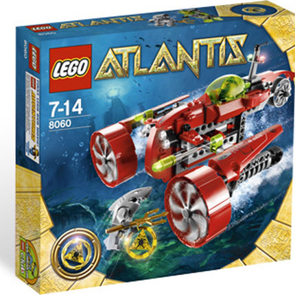 Lego Iconic Atlantis Typhoon Turbo onderzeeer - 8060