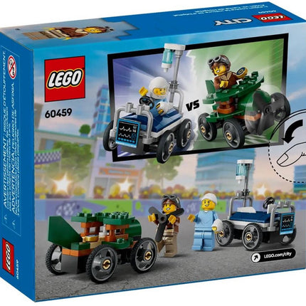Lego City Raceautopakket: Vliegtuig vs. Ziekenhuisbed - 60459
