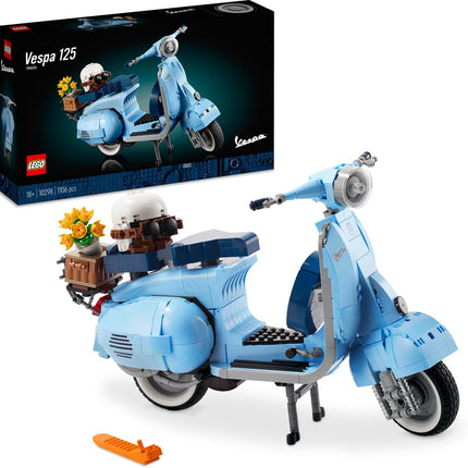 LEGO Iconic Vespa 125 Scooter bouwbare modelbouwset voor Volwassenen - 10298