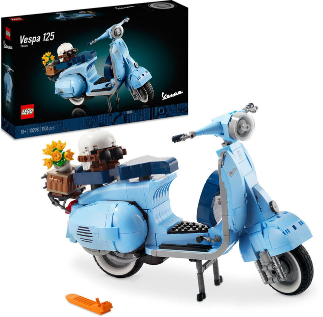 LEGO Iconic Vespa 125 Scooter bouwbare modelbouwset voor Volwassenen - 10298