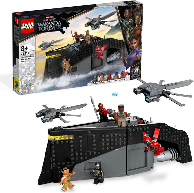Lego Marvel Black Panther Oorlog Op Het Water - 76214
