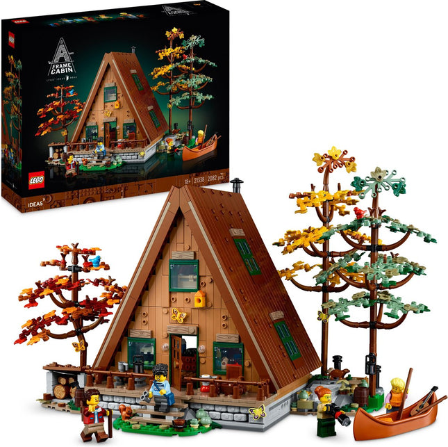 LEGO Ideas A-Frame Boshut Modelbouw - 21338