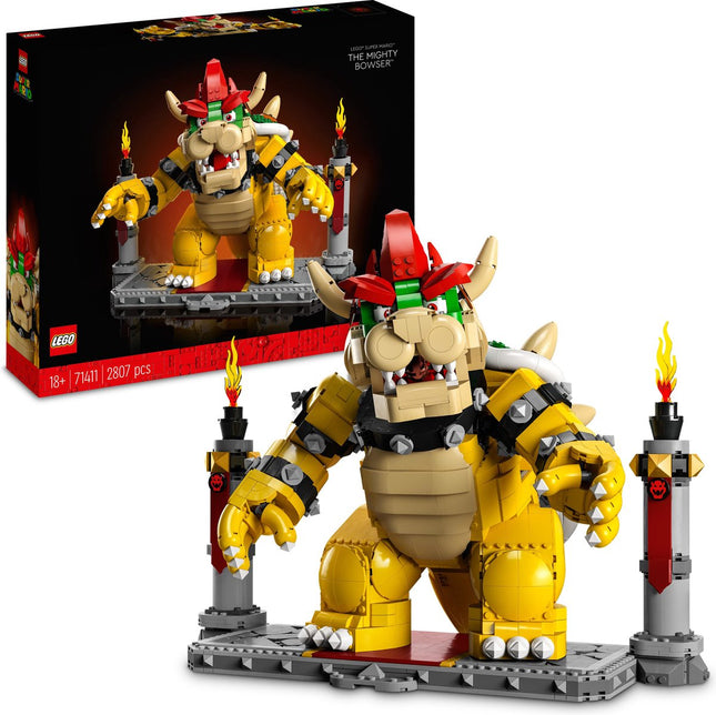 LEGO Super Mario De machtige Bowser, Bouwbaar 3D Model - 71411