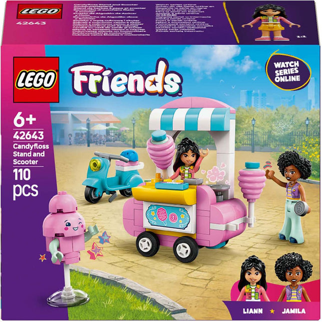 LEGO Friends Suikerspinkraan en Scooter Set - 42643