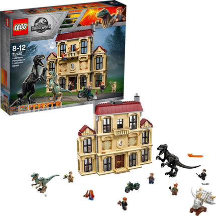 Lego Iconic Jurassic World Indoraptorchaos bij Lockwood Estate - 75930