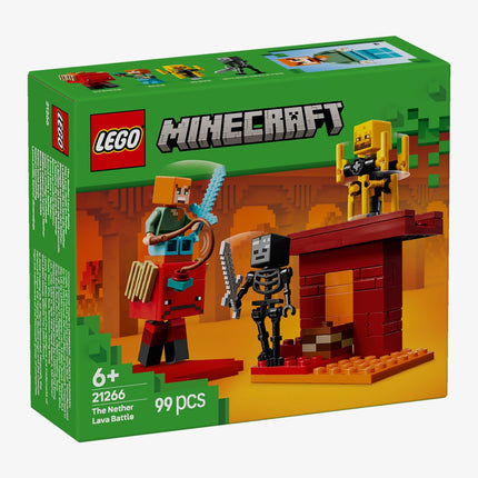 LEGO Minecraft De lavastrijd in de Nether voor kinderen - 21266