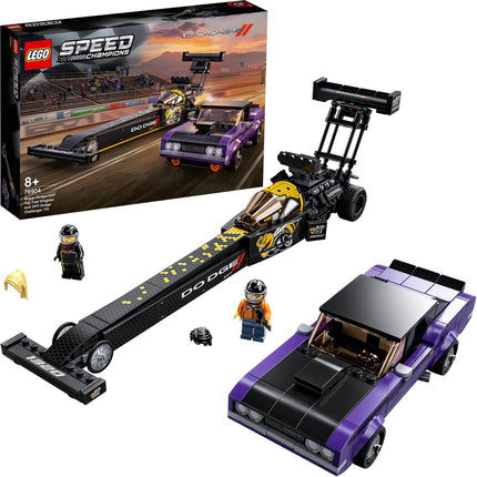 LEGO Speed Champions Mopar Dodge//SRT Top Fuel Dragster en 1970 Dodge Challenger T/A - 76904