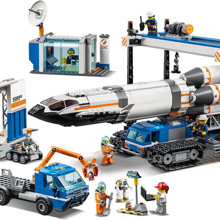 LEGO City Ruimtevaart Raket Bouwen en Transporteren - 60229