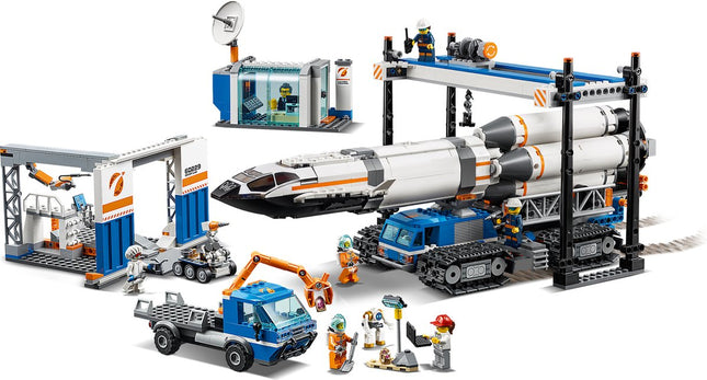 LEGO City Ruimtevaart Raket Bouwen en Transporteren - 60229