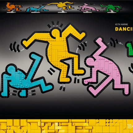 Lego Art Keith Haring Dancing Figures - 31216