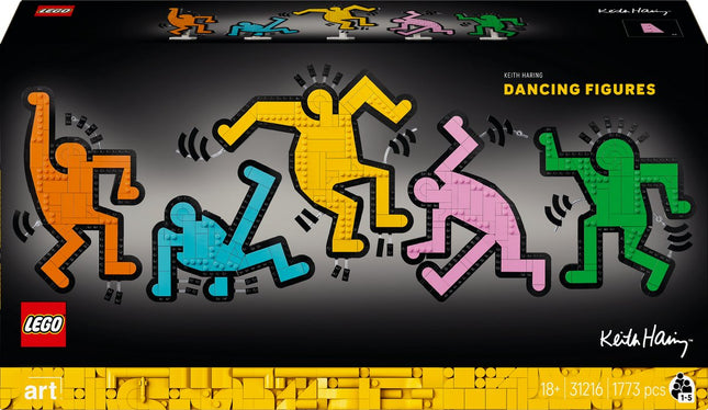 Lego Art Keith Haring Dancing Figures - 31216