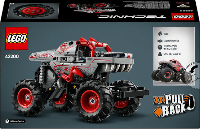 Lego Technic Monster Jam ThunderROARus Pull-Back Truck - 42200