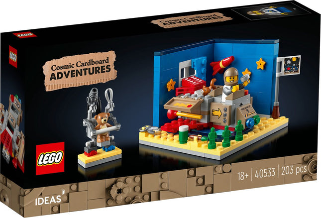 LEGO Ideas Avonturen van de Kartonnen Kinderraket - 40533