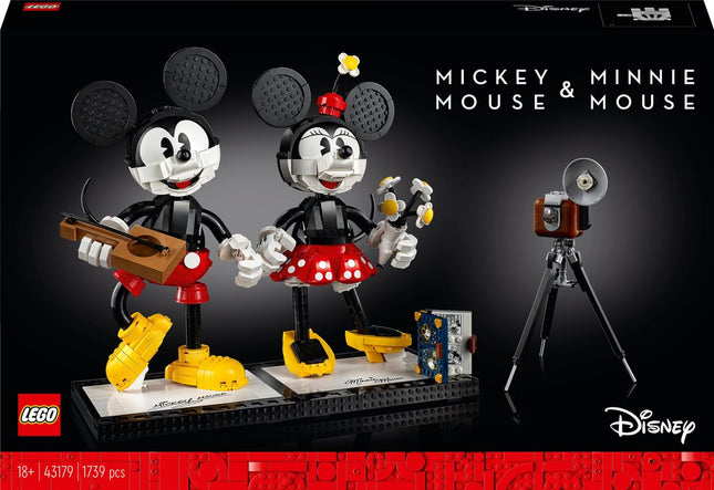 LEGO Disney - Mickey Mouse & Minnie Mouse Buildable Characters - 43179