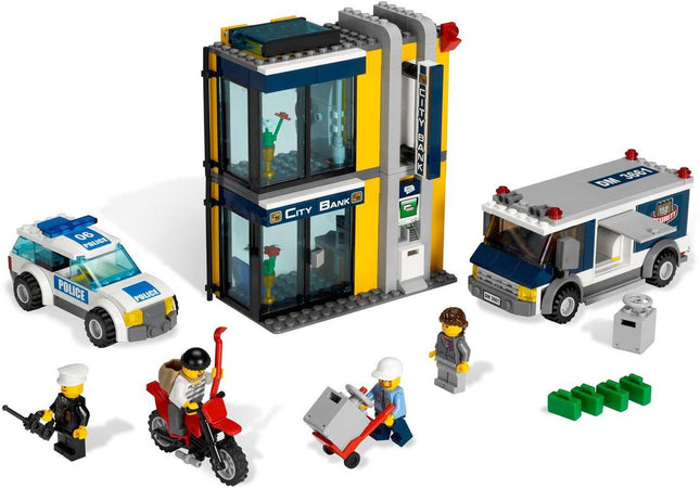 Lego City Bank en Geld Transporter - 3661