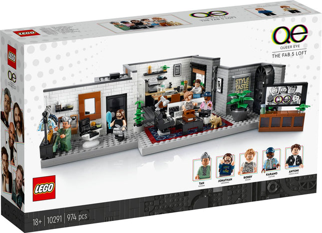 LEGO Iconic Queer Eye – De Fab 5 loft - 10291