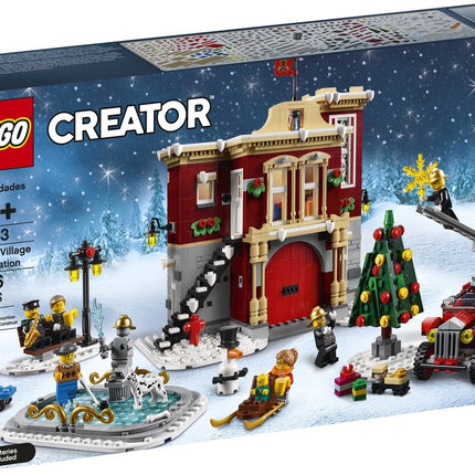 LEGO Creator Expert Brandweerkazerne in winterdorp - 10263