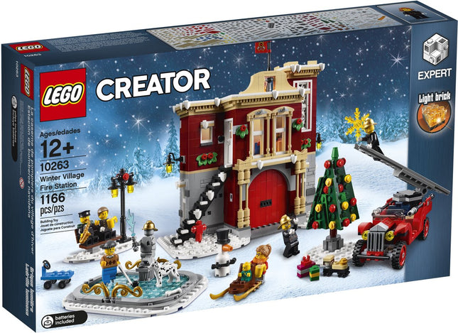 LEGO Creator Expert Brandweerkazerne in winterdorp - 10263