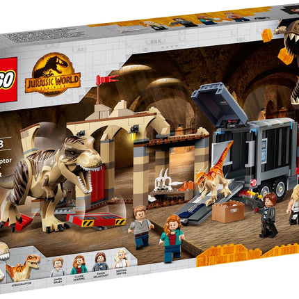 LEGO Jurassic World T. Rex & Atrociraptor Dinosaurus Ontsnapping - 76948