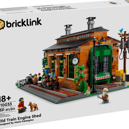LEGO Bricklink Old Train Engine Shed - 910033