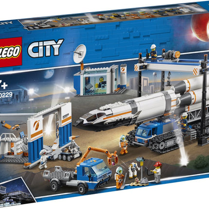 LEGO City Ruimtevaart Raket Bouwen en Transporteren - 60229