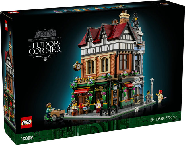LEGO Iconic Hoekpand in Tudorstijl - 10350