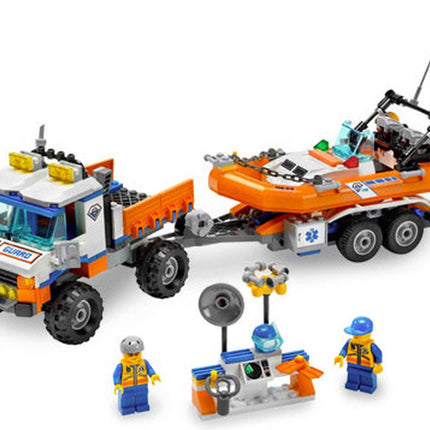 Lego City Kustwachttruck met Speedboot - 7726