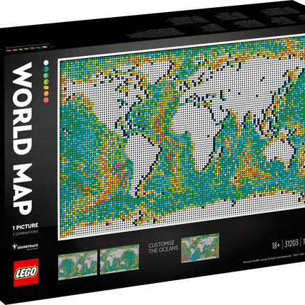 LEGO Art Wereldkaart - 31203