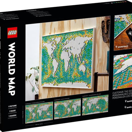 Lego Art Wereldkaart - 31203