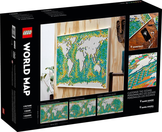 Lego Art Wereldkaart - 31203